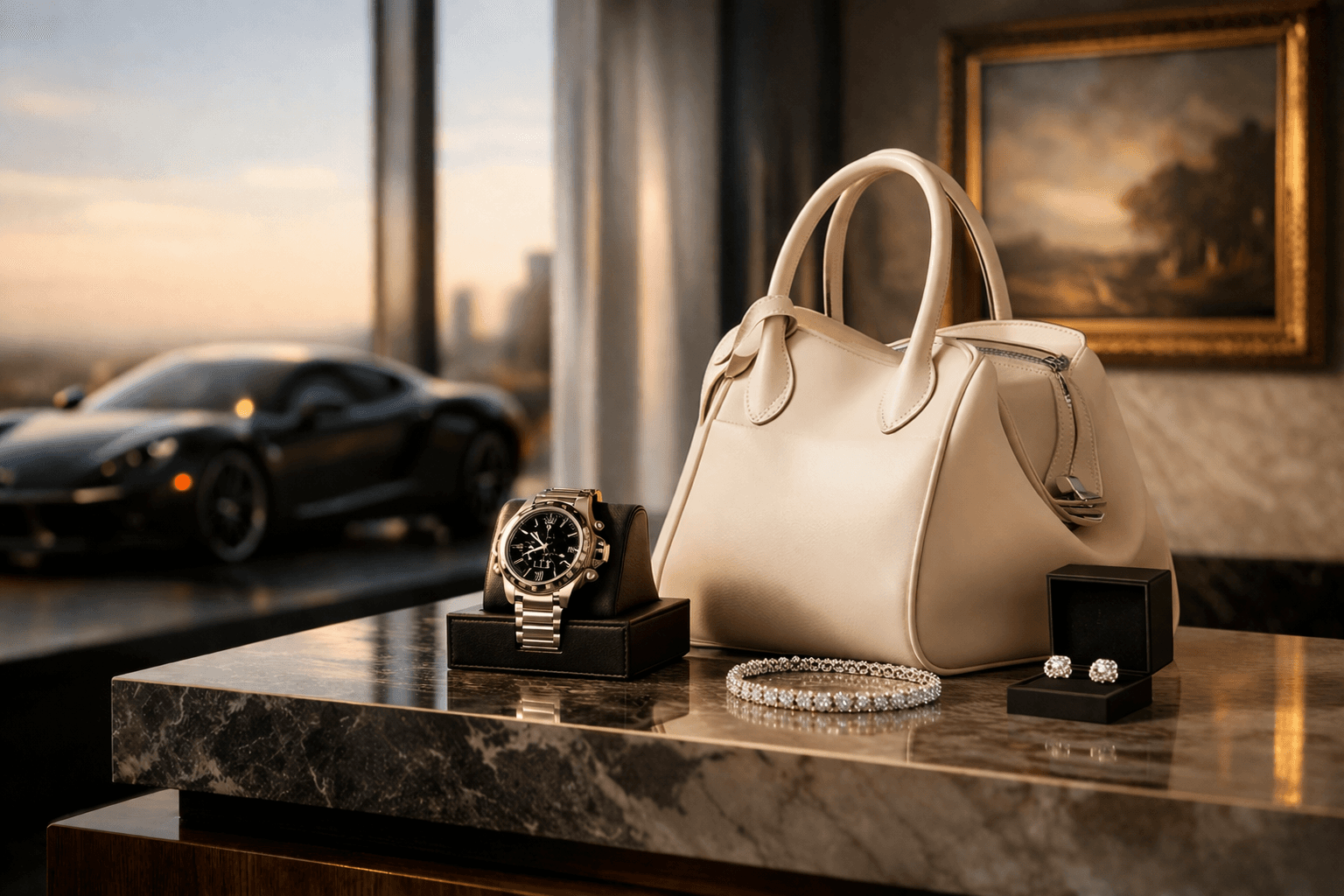 Предметы роскоши (часы/авто/украшения)